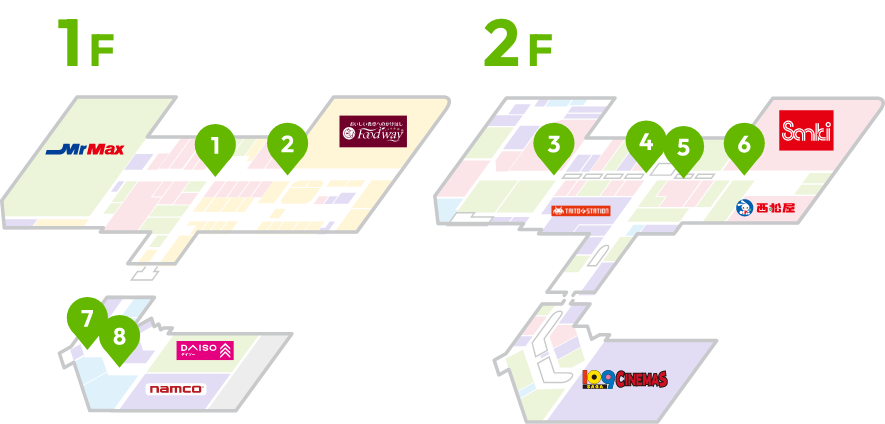 催事場所の全体マップ